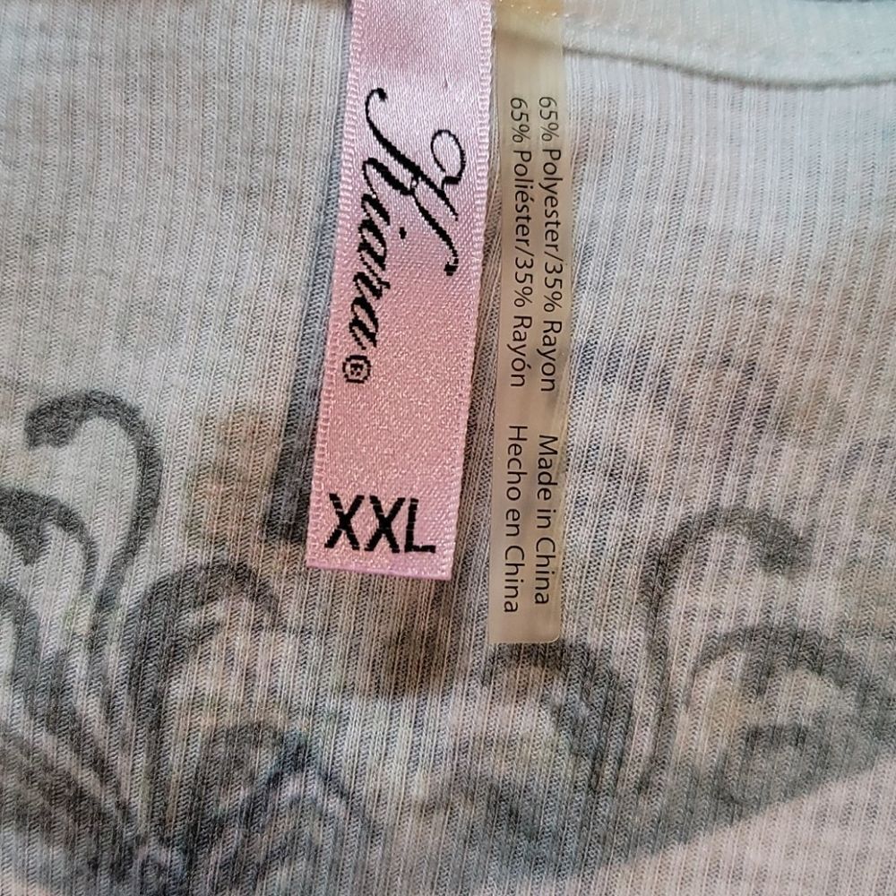 Kiara women's plus size shirt XXL Green - Picture 4 of 4